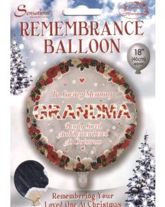18" Grandma Round Remembrance Foil Sensations