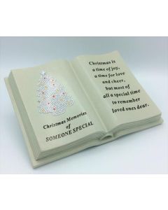 Someone Special Diamante Xmas Memorial Book