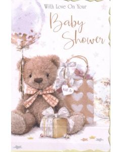 Baby Shower Neutral C75 Pk6 Out of the Blue