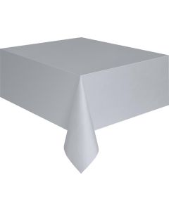 Silver Plastic Table Cover Unique