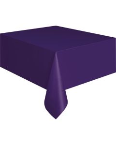 Deep Purple Plastic Table Cover Unique