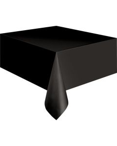 BLACK BASIC TABLECOVER 54X108" - 5096/1