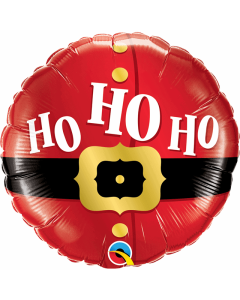 18" HoHoHo Santa's Belt Foil Qualatex