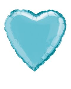 18" Baby Blue Heart Foil Unique