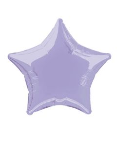 20" Lavender Star Foil Balloon Unpackaged Unique