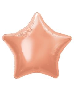 20"PACKAGED ROSE GOLD STAR FOIL BALLOON - 53320/1