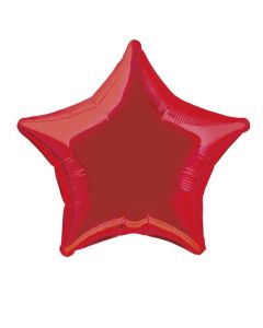 20" Red Star Foil Balloon Unique