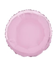 18'' PACKAGED ROUND PSTL PINK FOIL - 53339/1
