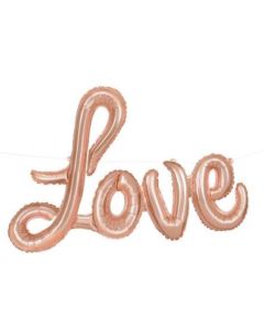 36" Rose Gold Love Letters Banner Kit Unique