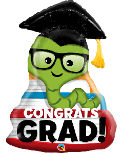 37" Graduation Congrats Foil Balloon
