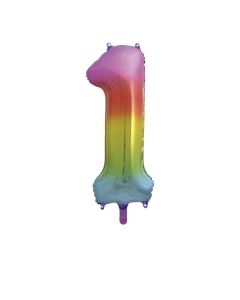 34" RAINBOW FOIL BALLOON FOIL - 1 - 56801/1