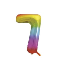 34" RAINBOW FOIL BALLOON FOIL - 7 - 56807/1