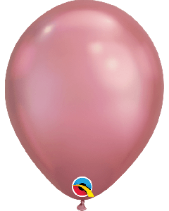 11" Chrome Mauve Latex 100pk Qualatex