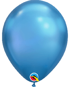 11" Chrome Blue Latex 25pk Qualatex