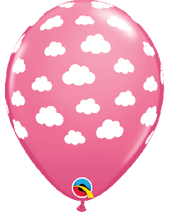 11" Rose Pink Clouds Latex 25pk Qualatex