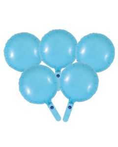9" Matte Blue Round Packaged 5pcs Oaktree