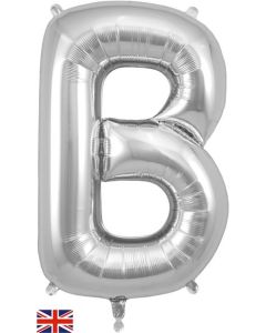 34" Letter B Silver