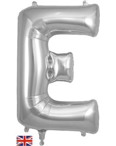 34" Letter E Silver