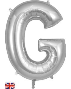 34" Letter G Silver