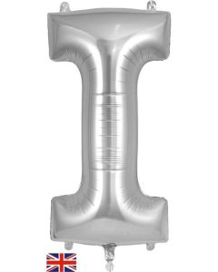 34" Letter I Silver