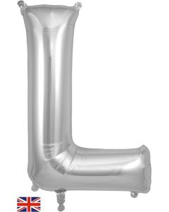 34" Letter L Silver