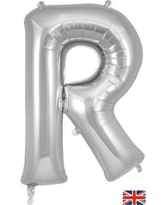 34" Letter R Silver
