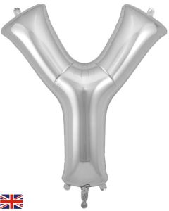 34" Letter Y Silver