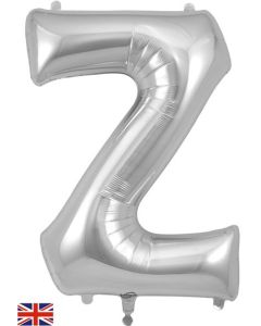 34" Letter Z Silver
