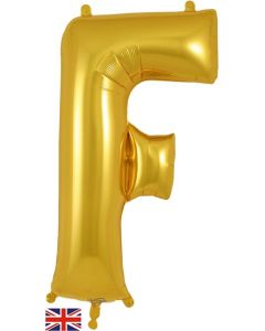 34" Letter F Gold