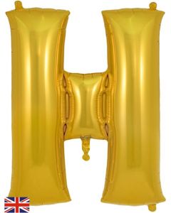 34" Letter H Gold