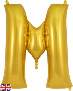 34" Letter M Gold