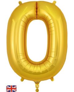 34" Letter O Gold