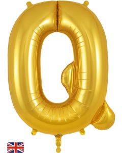 34" Letter Q Gold