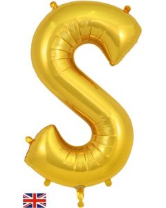 34" Letter S Gold