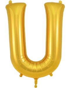 34" Letter U Gold
