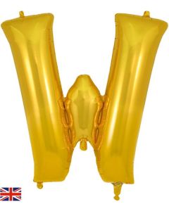 34" Letter W Gold