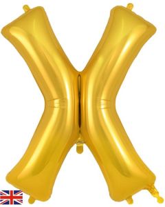 34" Letter X Gold