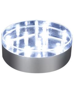 4" Silver Baselite™ 9 Super Bright LED White
