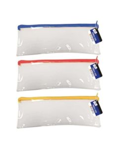 13" Clear Exam Pencil Case Tallon