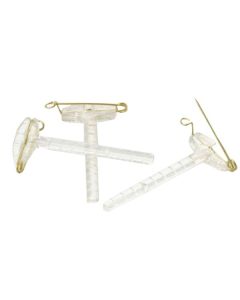 Clear Corsage Clips