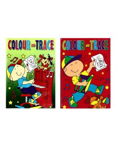 12 Colour And Trace Books