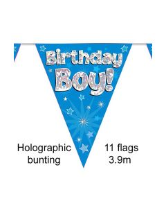  BUNTING BDAY BOY BLUE 11 FLAGS 3.9M - 631700/1