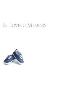 Blue Trainers Small Cards Sc In Loving Memory