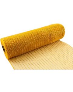 25cm X 9.1cm Eleganza Deco Mesh Metallic Gold