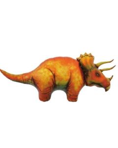 50" Triceratops Dinosaur SuperShape Qualatex