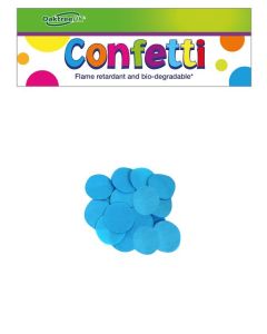 15mm Turquoise Flame Retardant Tissue Confetti 14g Oaktree