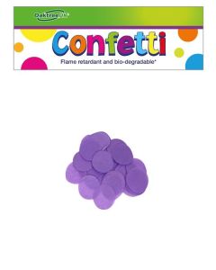 15mm Purple Flame Retardant Tissue Confetti 14g Oaktree