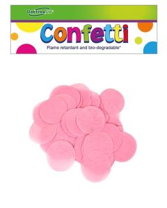 25mm Light Pink Flame Retardant Tissue Confetti 14g Oaktree