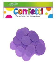 25mm Purple Flame Retardant Tissue Confetti 14g Oaktree