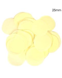 25mm Ivory Flame Retardant Tissue Confetti 100g Oaktree